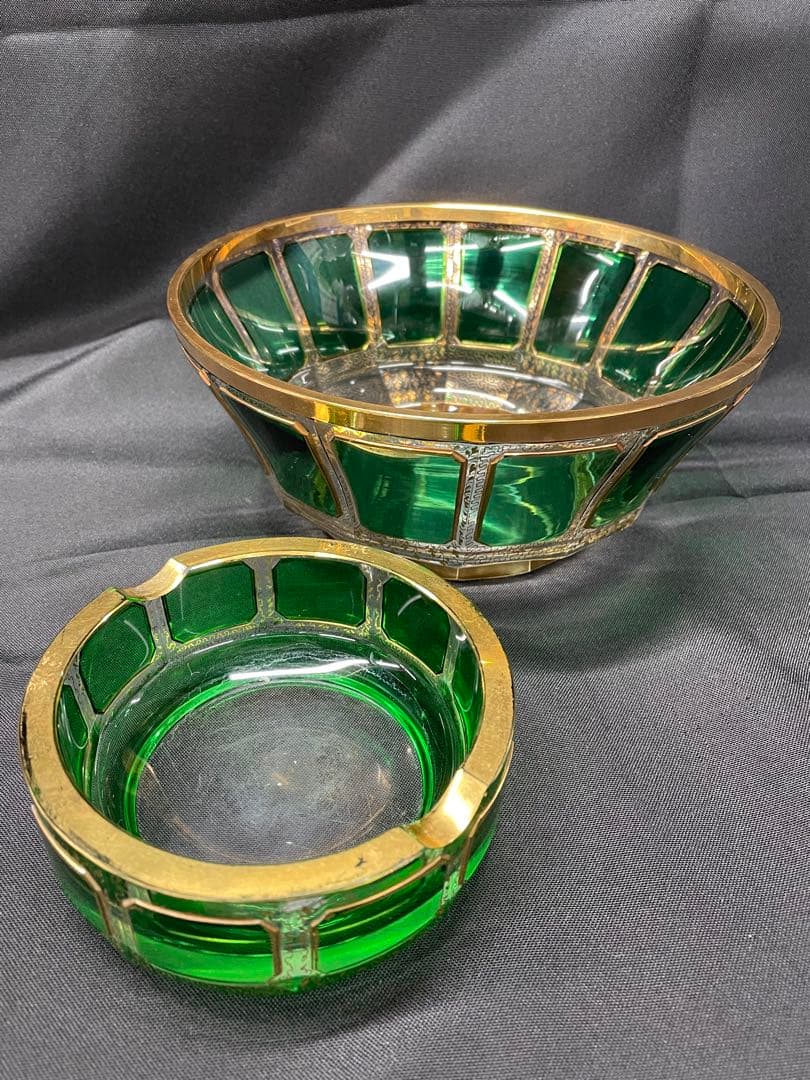 【USED】ヴェネツィアンガラス ? ベネチアンガラス ? ボウル　灰皿