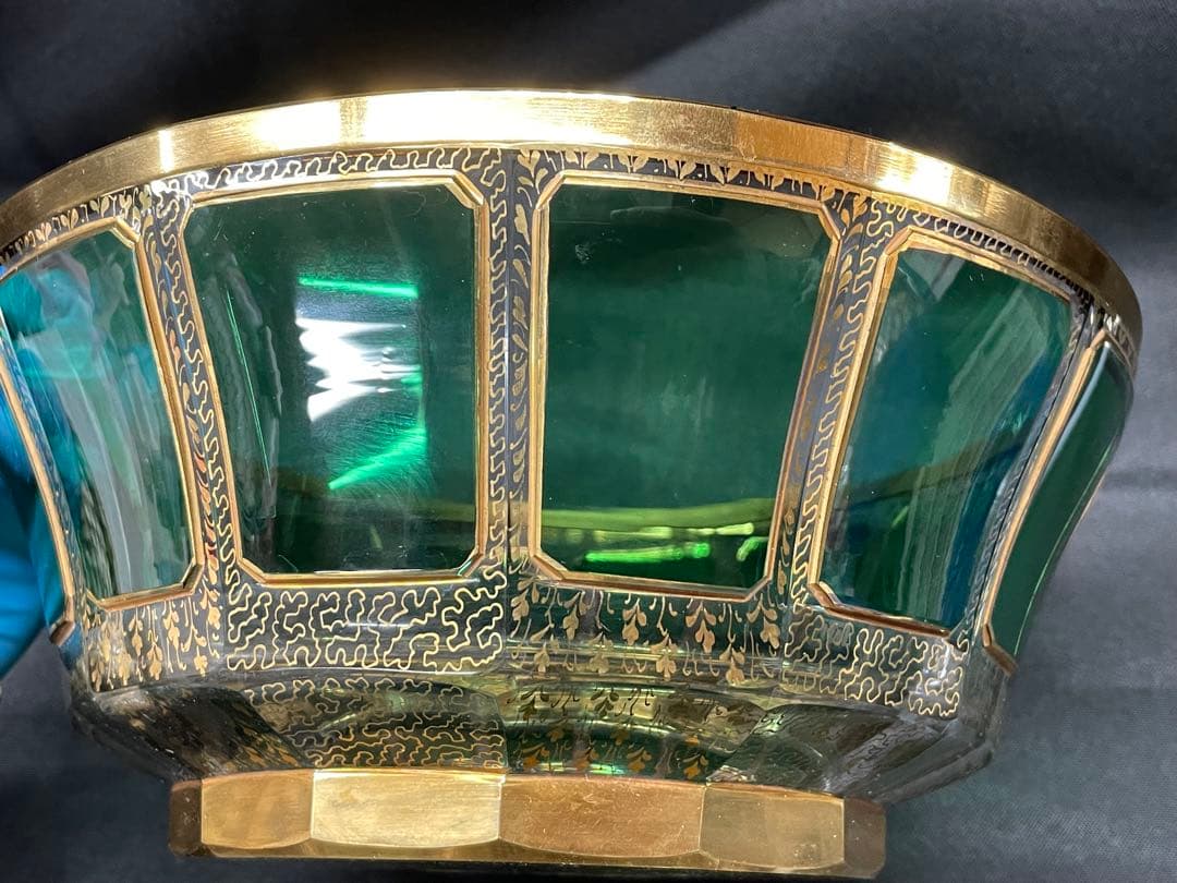 【USED】ヴェネツィアンガラス ? ベネチアンガラス ? ボウル　灰皿