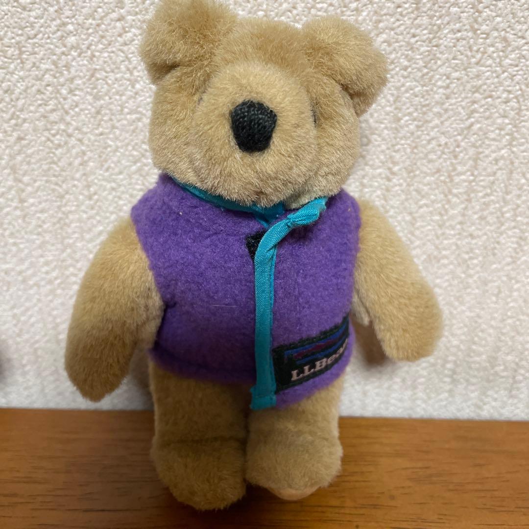 希少☆美品L.L.bean L.L.bear フィンガーパペット　3体セット
