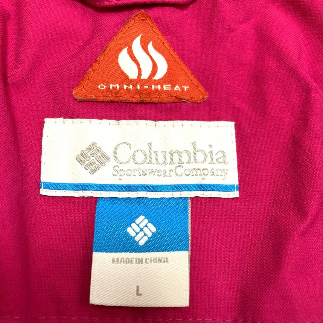 【美品】コロンビア Columbia スキーウェア スキー Lレディースピンク