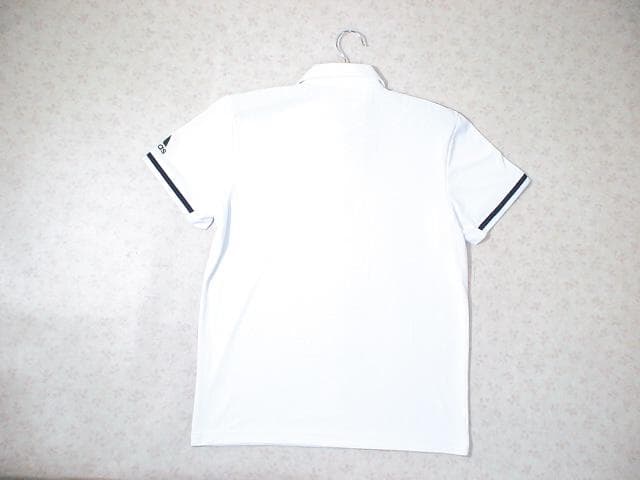 60996　アディダス　メンズ　ポロシャツ　白　サイズＬ
