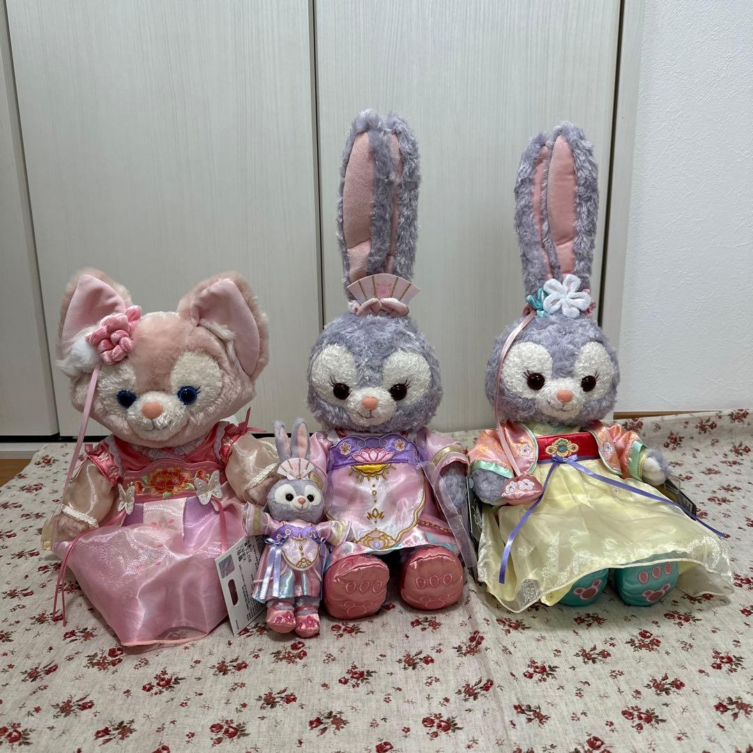 上海ディズニー❤️中秋節　ぬいぐるみS キーホルダー　ステラルー＆リーナベル