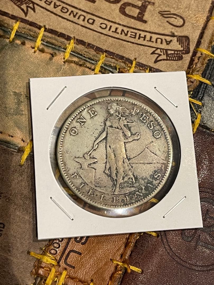 アメリカ領フィリピン 1908年　1ペソ　銀貨