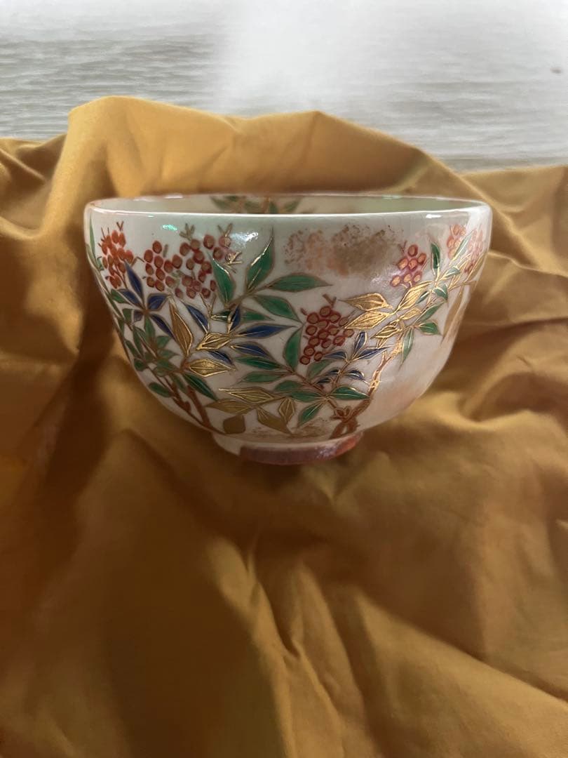 c774 茶碗　お茶　九谷？