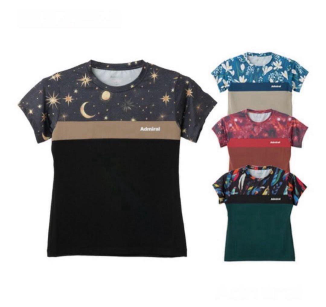 アドミラル レディス フロントライングラフィック TEE ATLA532