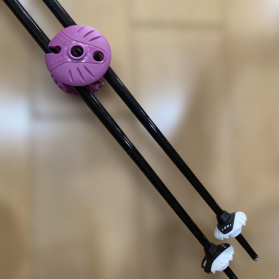 LEKI レキ スキーストック ブラック&ブルー 新品未使用