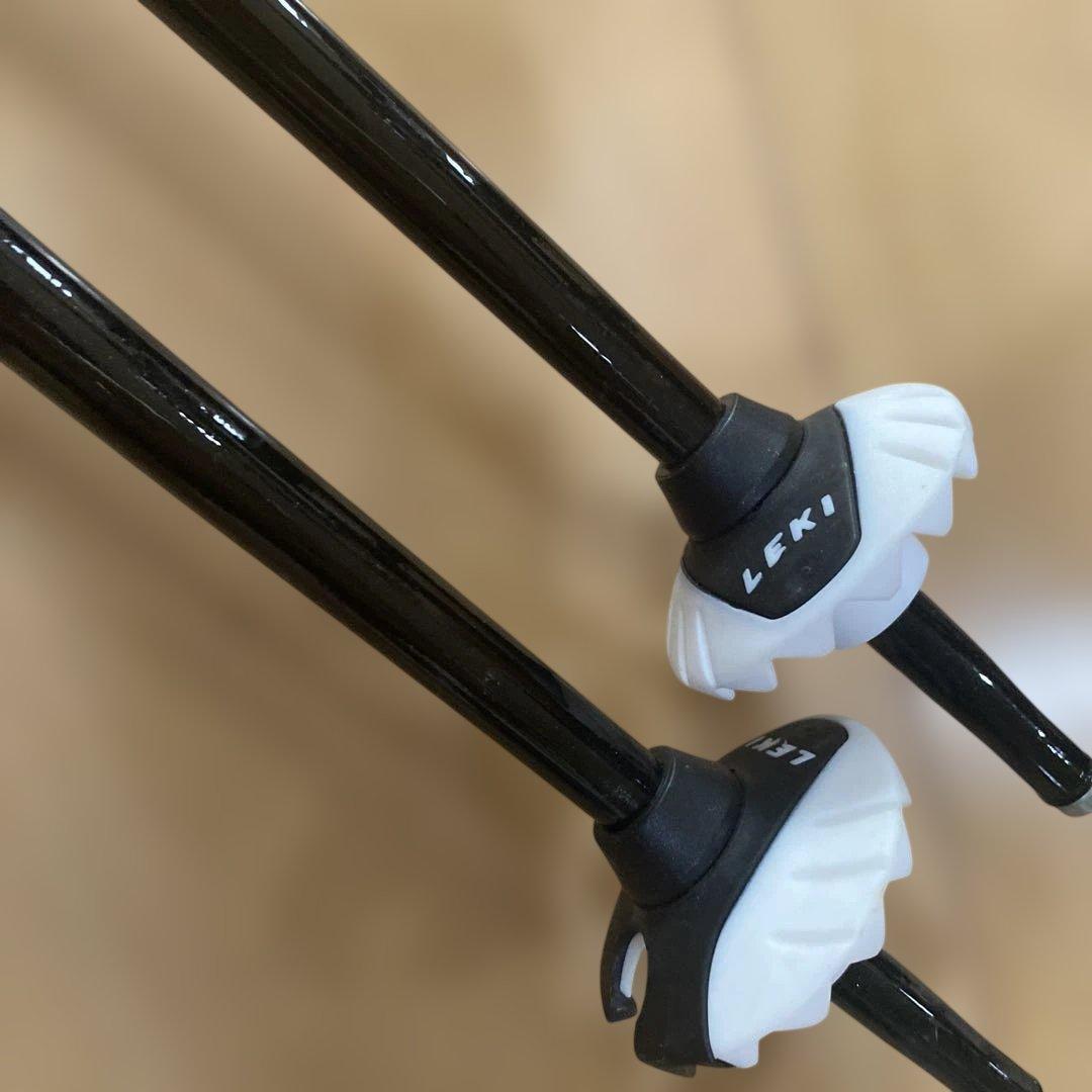 LEKI レキ スキーストック ブラック&ブルー 新品未使用