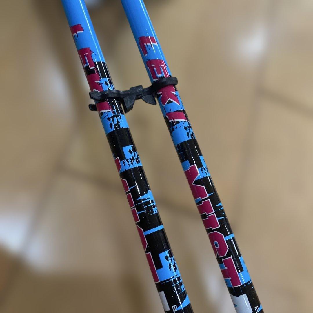 LEKI レキ スキーストック ブラック&ブルー 新品未使用