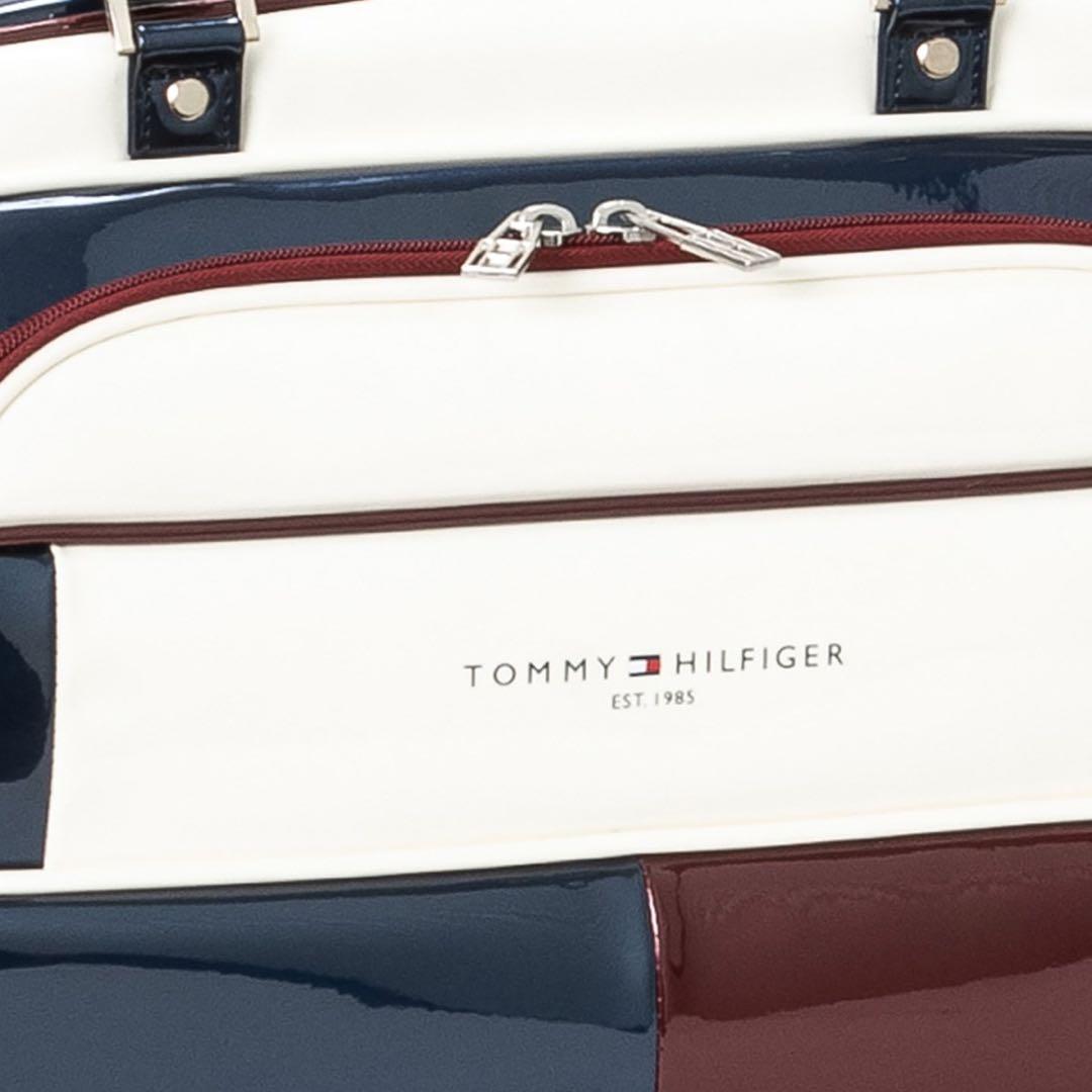 新品★トミーヒルフィガー★ゴルフバッグ エナメル ボストンバッグ