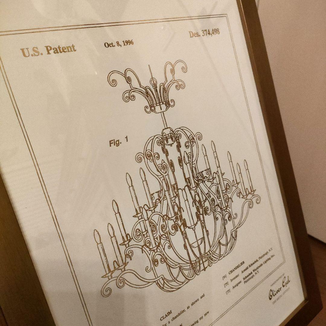 【限定品】オリバーガル Chandelier 1996 ブループリント金箔アート