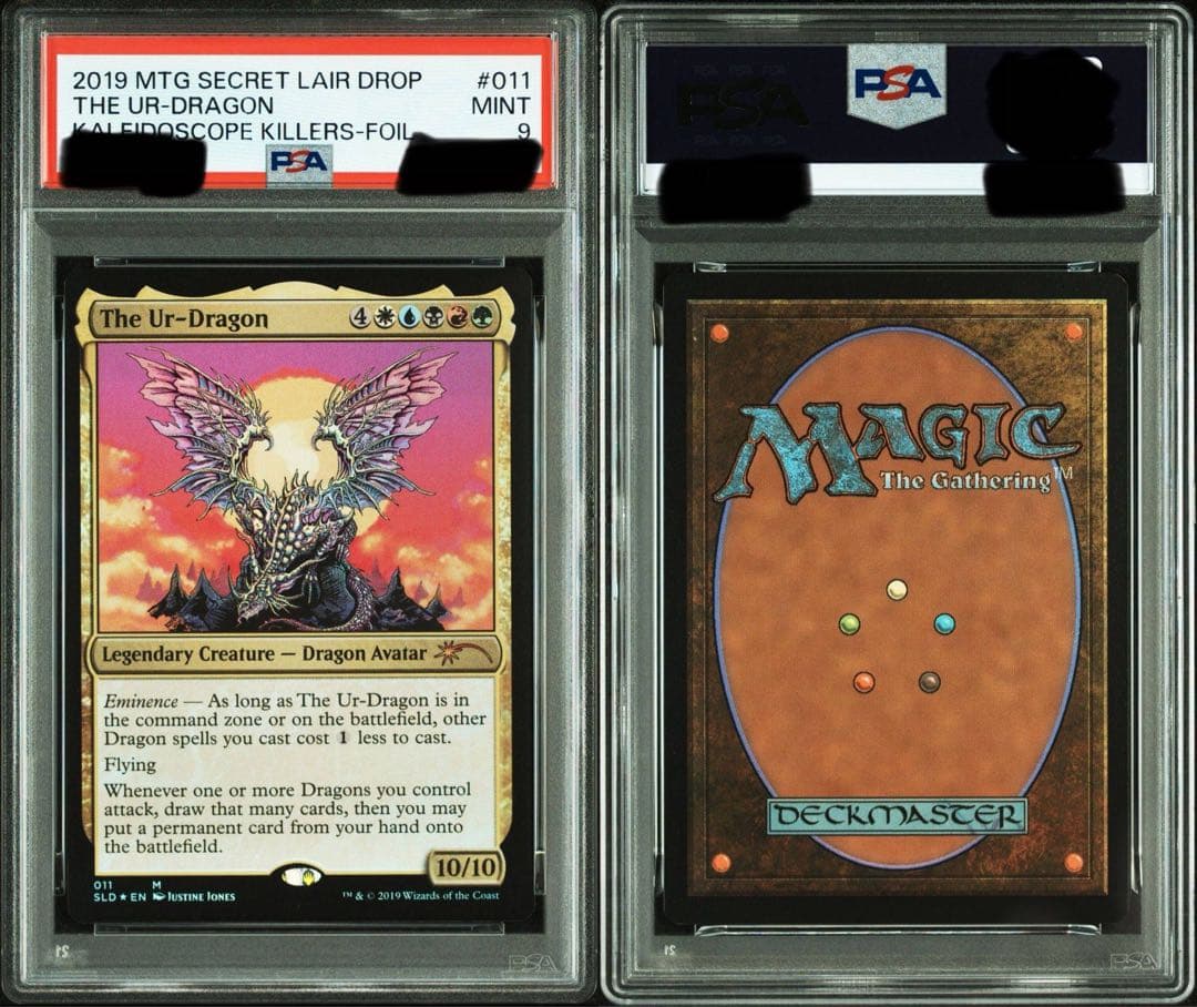 お*ん様 【PSA9】【Foil】＜始祖ドラゴン/The Ur-Dragon＞