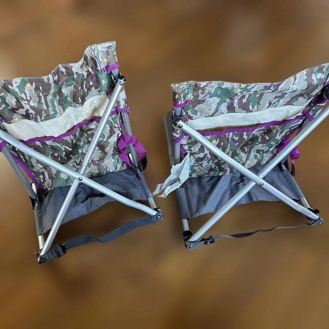 Coleman アウトドアチェア 迷彩柄 2脚セット　コンパクト　アルミフレーム