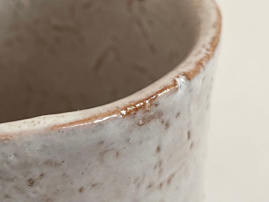 人間国宝　陶芸家　十一代　三輪休雪　三輪休和　萩焼　湯呑　ゆのみ　萩