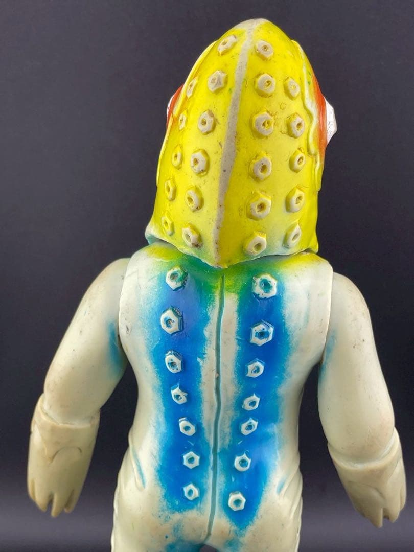 【中古品】メトロン星人　当時物ブルマァク　ソフビ　円谷プロ　マルサン　円谷プロ