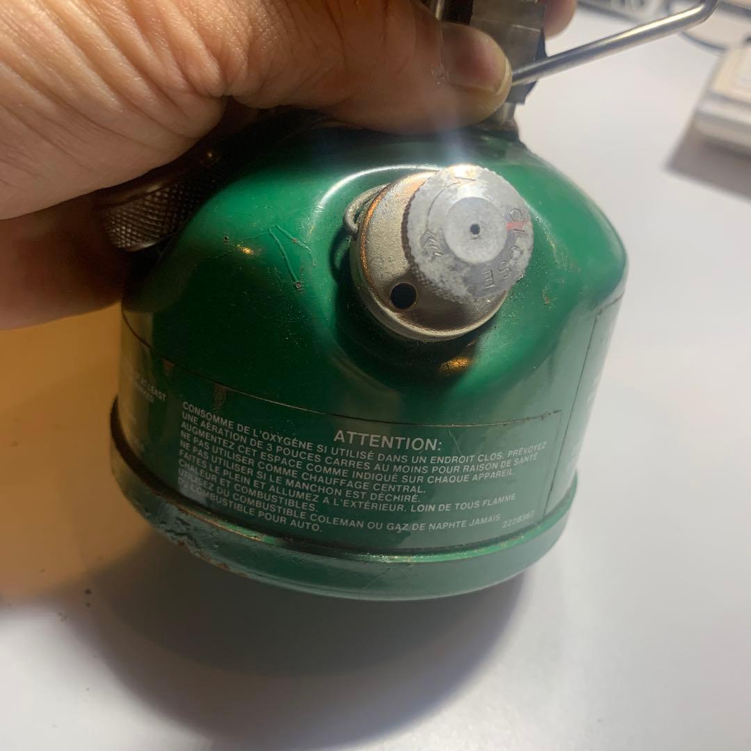 コールマン222A 01/84製カナダグリーン