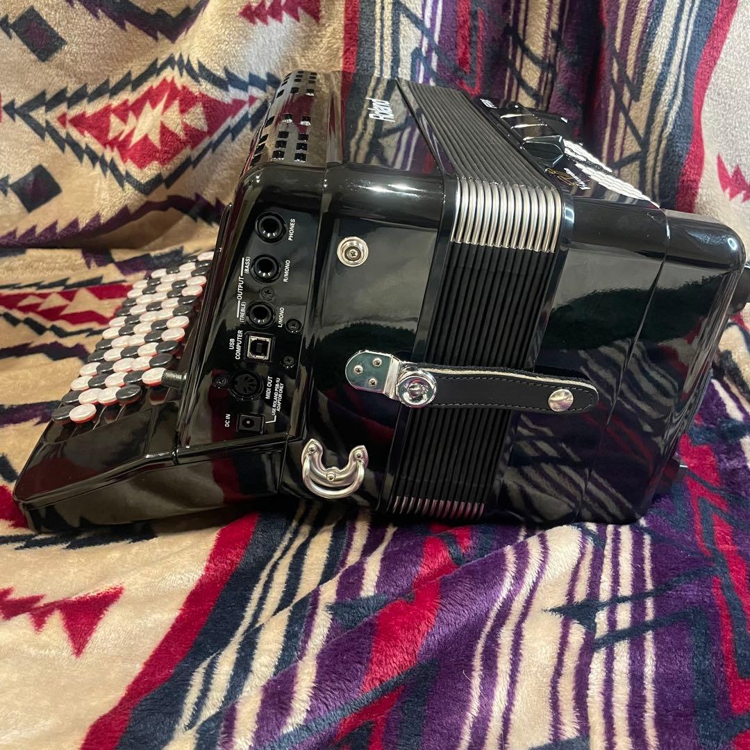 【未使用級】Roland FR-1xb ボタン式 電子アコーディオン 付属品多数