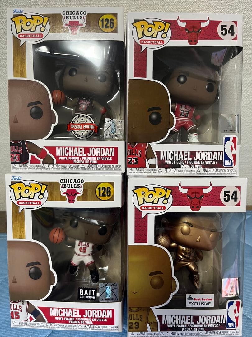 FUNKO POP! マイケル　ジョーダン　シカゴブルズ　4体セット