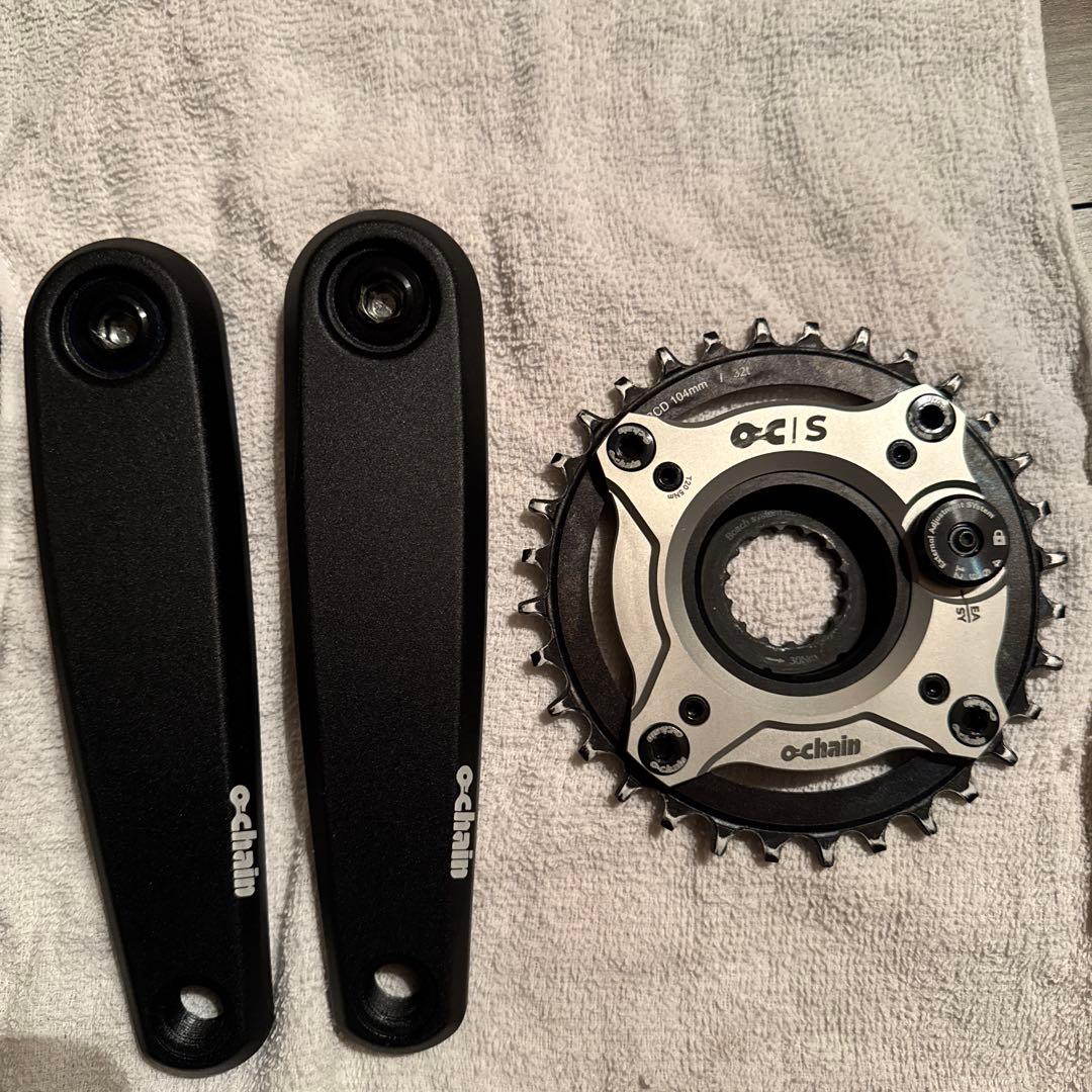 OchainsBOSCH eMTB用 調整ダイヤル付 廃盤 クランク付32T美品