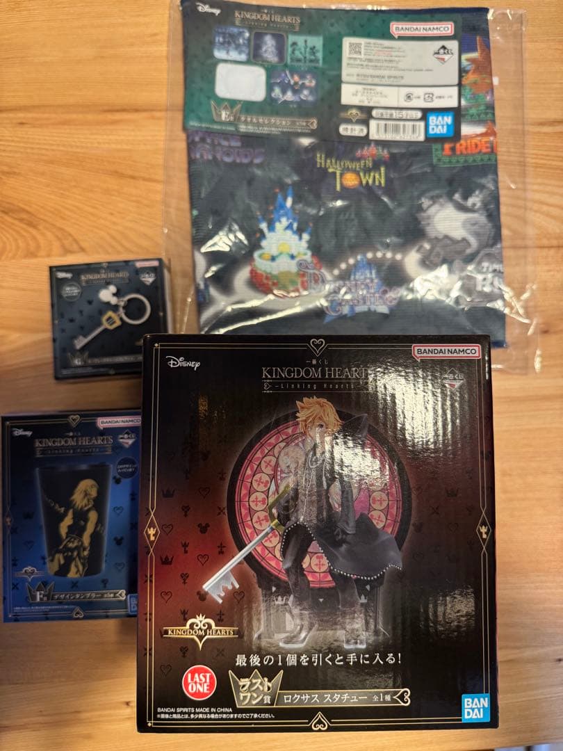キングダムハーツ 一番くじ ラストワン賞 ロクサス フィギュア 4点セット