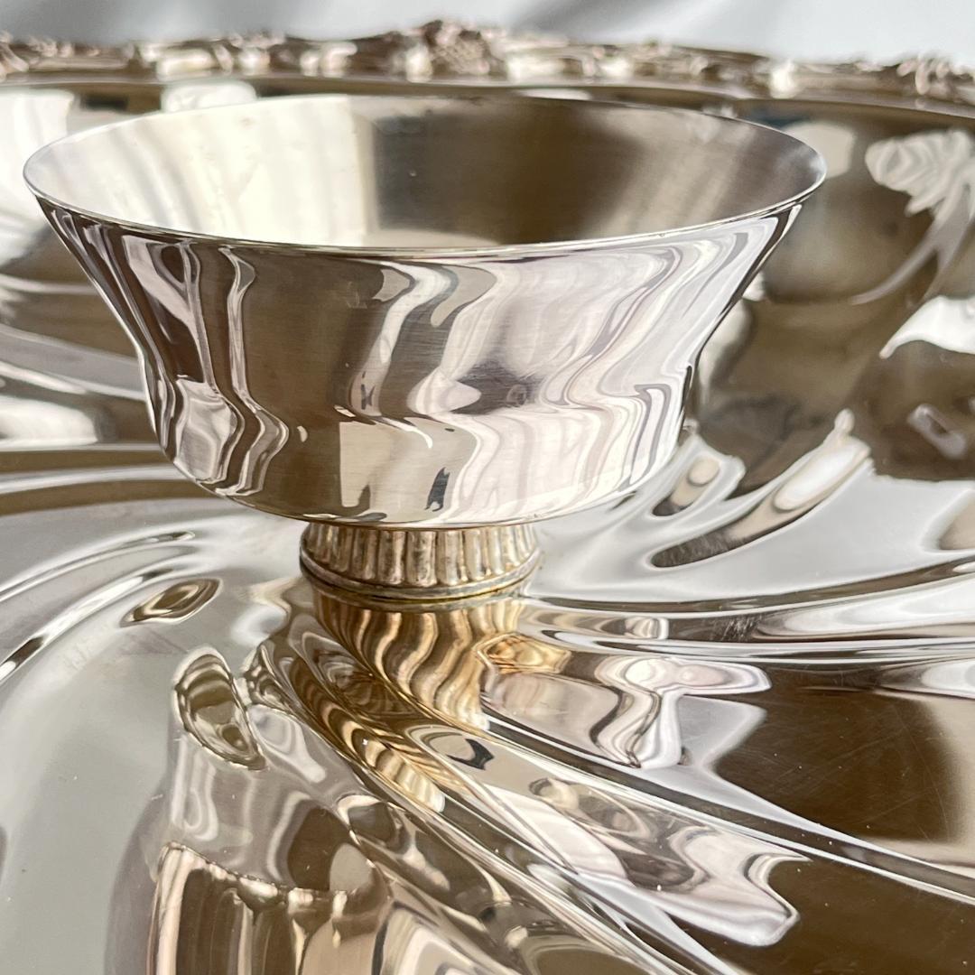 【Crown Silver Co】 オードブルサーバー 直径40cm！！