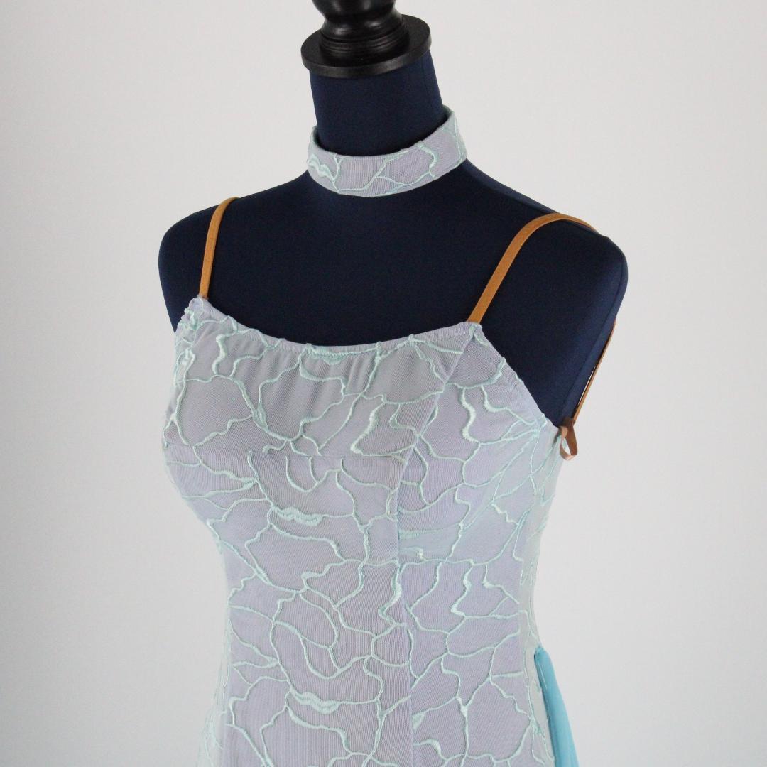 【美品 日本製 社交ダンス衣装】 TAKA DANCE タカダンス ドレス