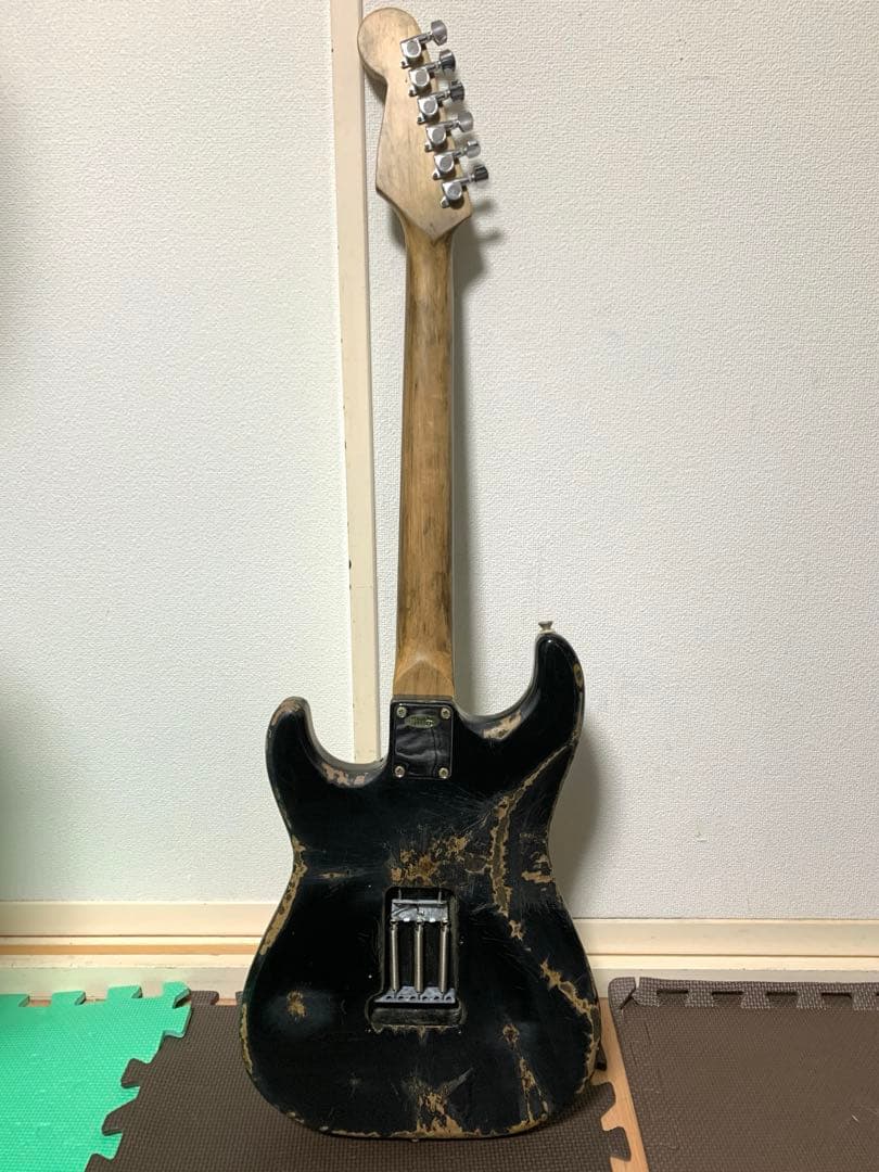 レジェンドLegend ST ストラト タイプ レリック aged ブラック 黒