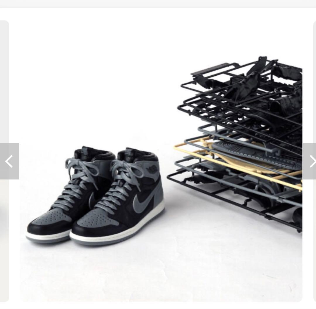 【新品】Nike Air Jordan 1 ブラック/グレー ハイカット