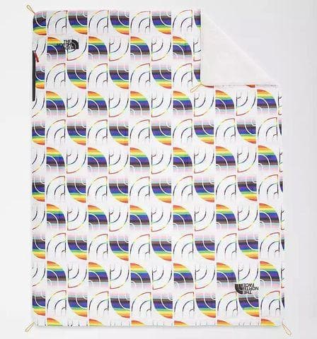 ノースフェイス WAWONA ワオナ ブランケット 白xマルチカラー