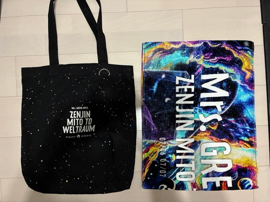 Mrs. GREEN APPLE ミセス ゼンジン トートバッグ＆タオル