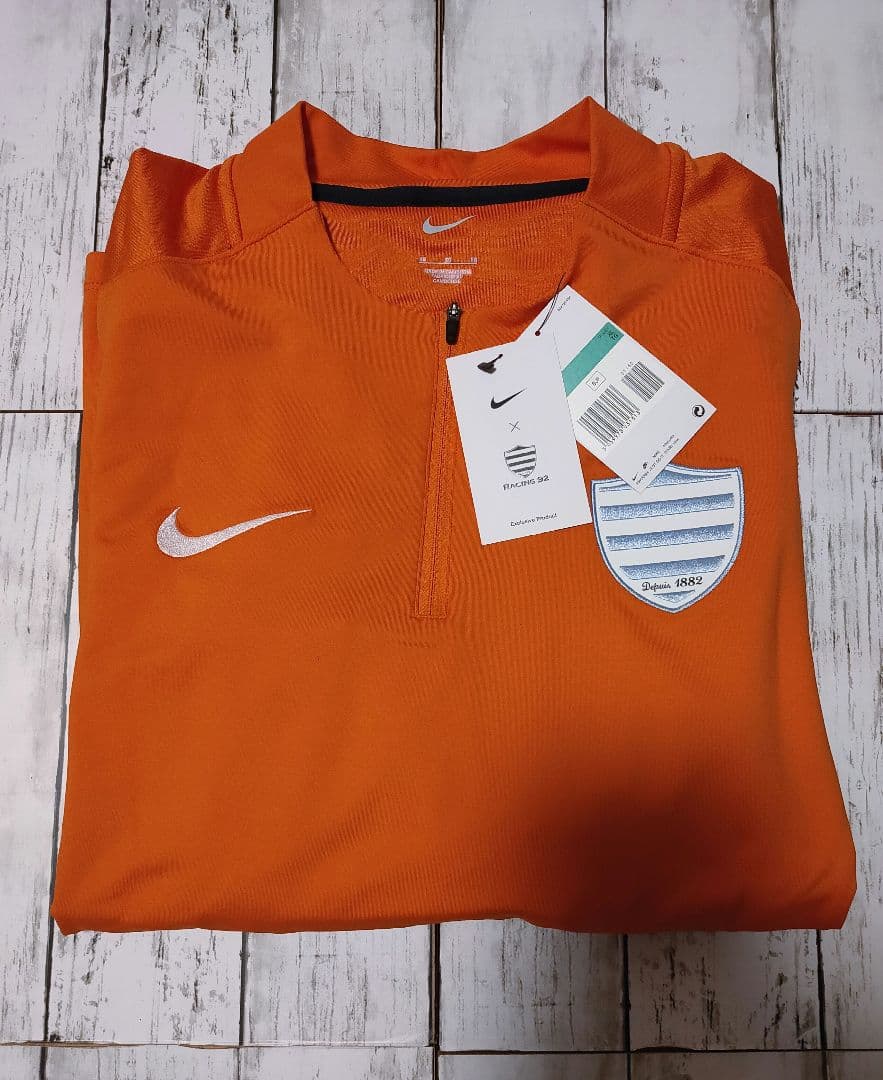 トレーニングトップ 1/4ジップ ラグビー ラシン92 フランスリーグ