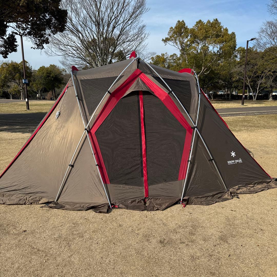 スノーピークリビングシェル＆インナールーム＆グランドシート＆シールドルーフ