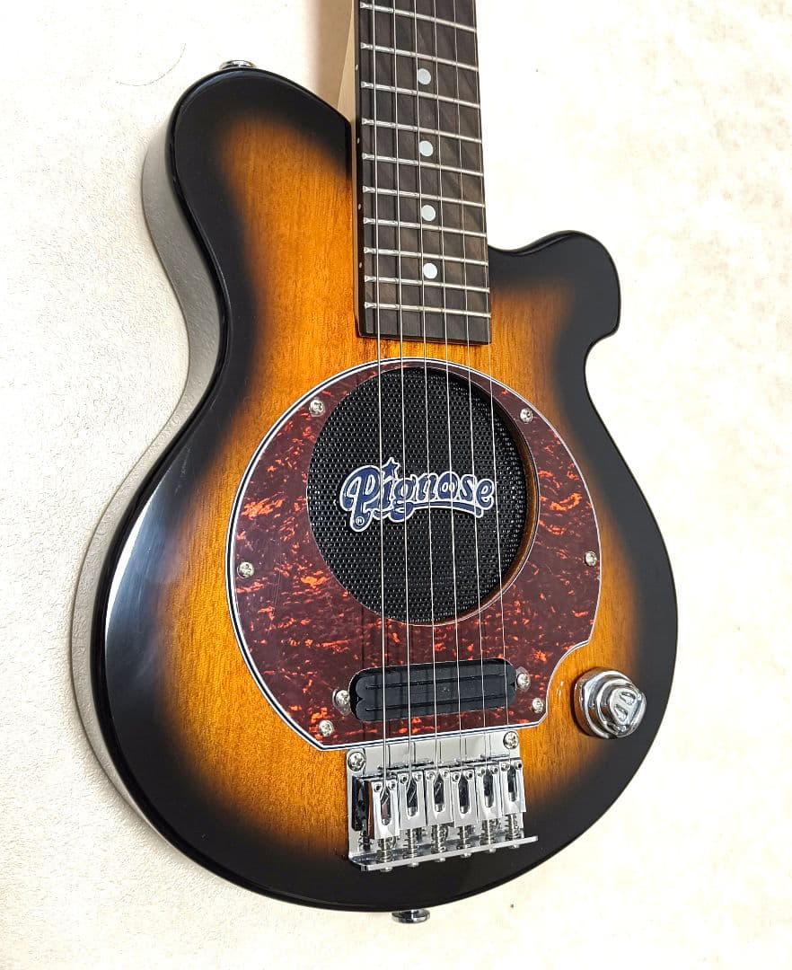 【美品】PIGNOSE アンプ内蔵ミニギター BS ピグノーズ トラベルギター