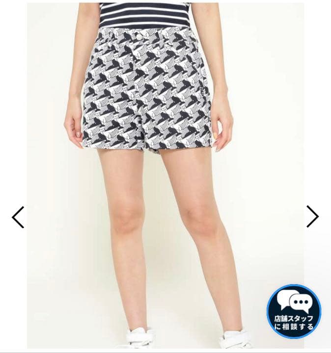 ※値下げ中　完売パーリーゲイツショートパン ツくじらプリントレディースサイズ1