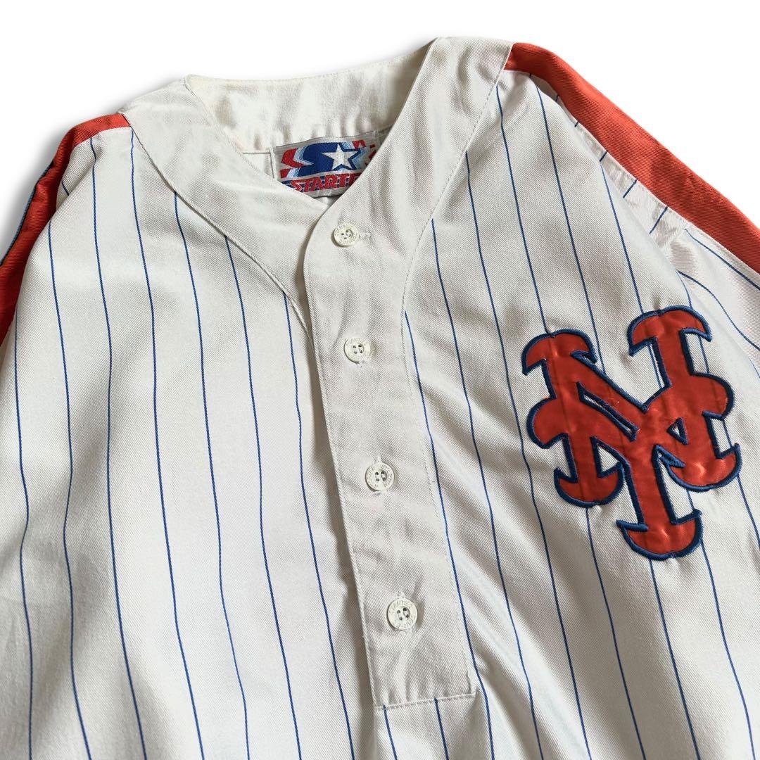【希少/90s】STARTER ニューヨーク・メッツ プルオーバー ジャージ M