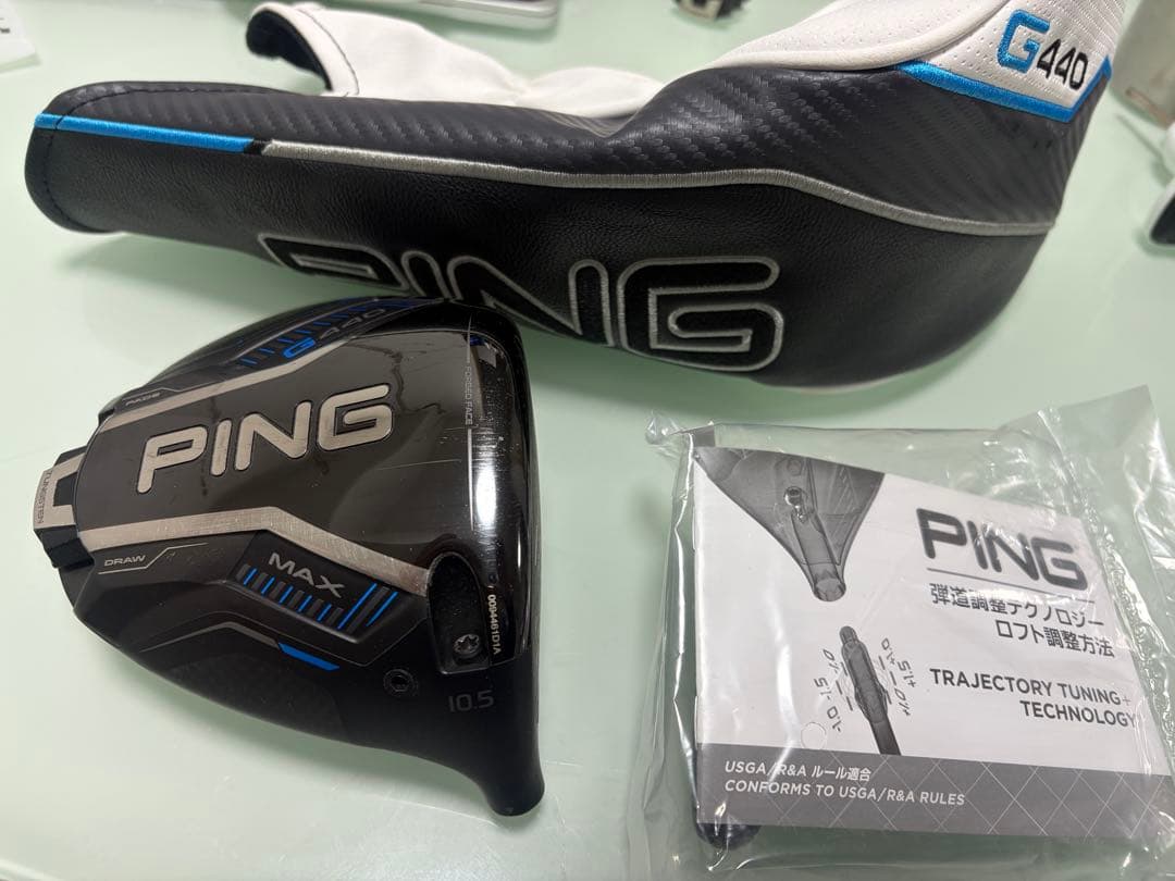 美品 PING G440 MAX ドライバー 10.5° ヘッドのみ 付属品あり