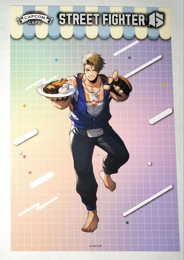 ストリートファイター6 ルーク ポストカード 特典 カプコンカフェ