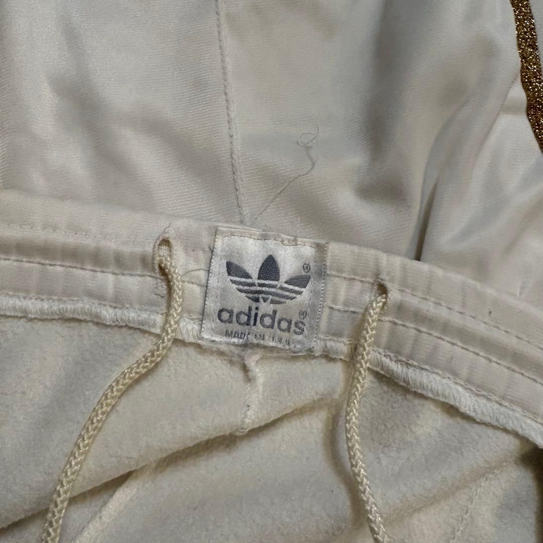 80's adidas 白金 トラックパンツ