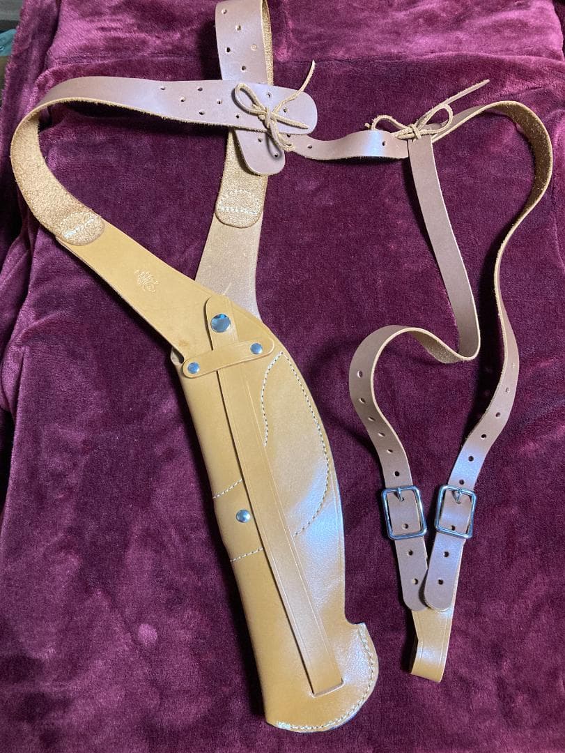 【極稀少】ダーティーハリー 44マグナム用 ショルダーホルスター 本革