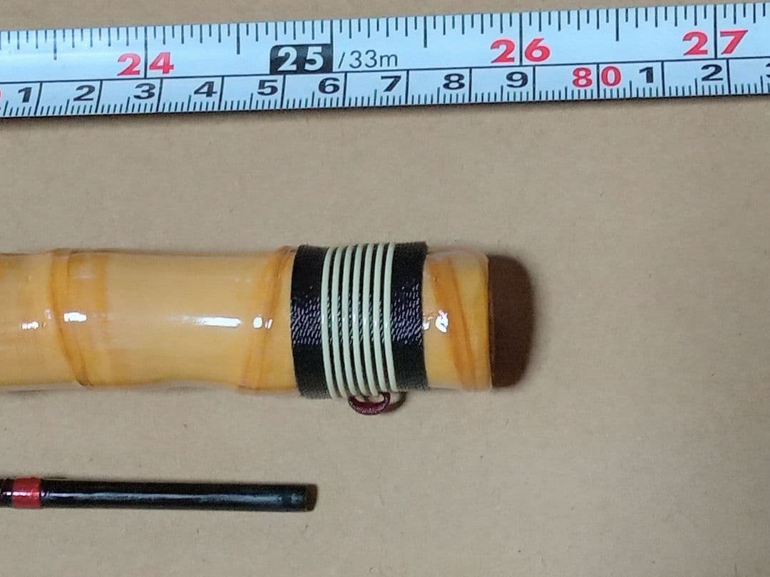 チヌ竿　筏竿　 手作り　布袋竹 ②