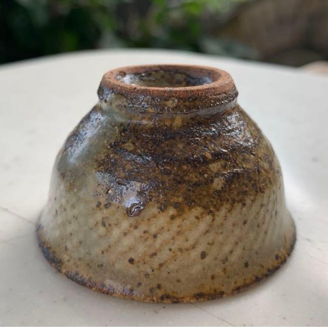 益子　人間国宝　島岡達三　作　縄文象嵌盃