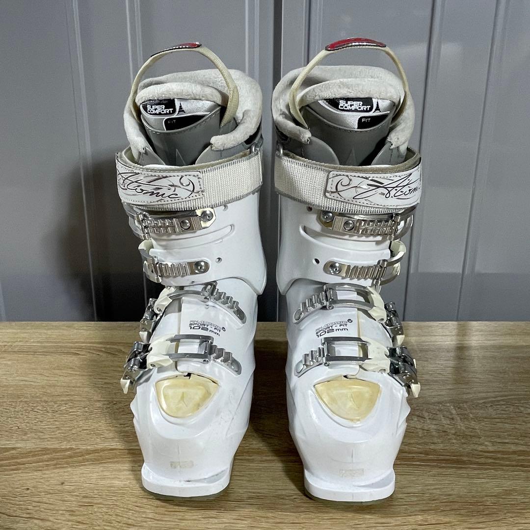 HEAD149cm ATOMIC24/24.5cmストック付きスキーセット