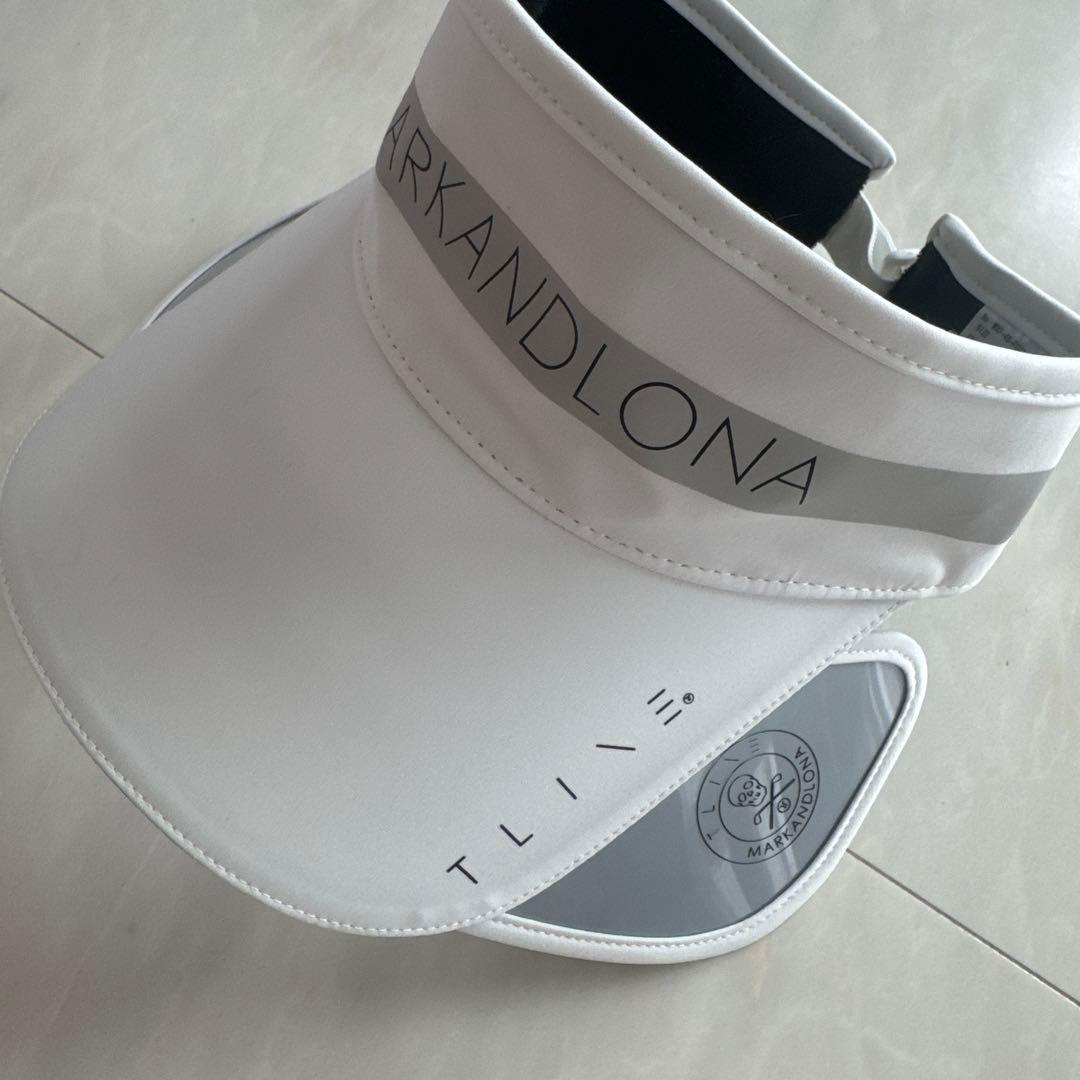 マークアンドロナ ホワイト バイザー
