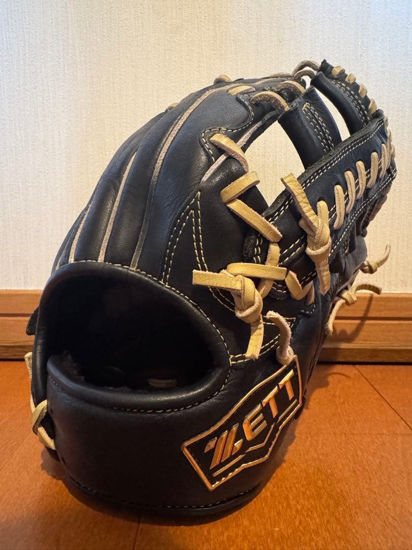 【最終値下げ】　ZETT 軟式グローブ 黒