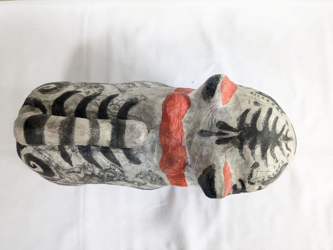 shinko 毘沙門天 虎 張り子 大場咲子