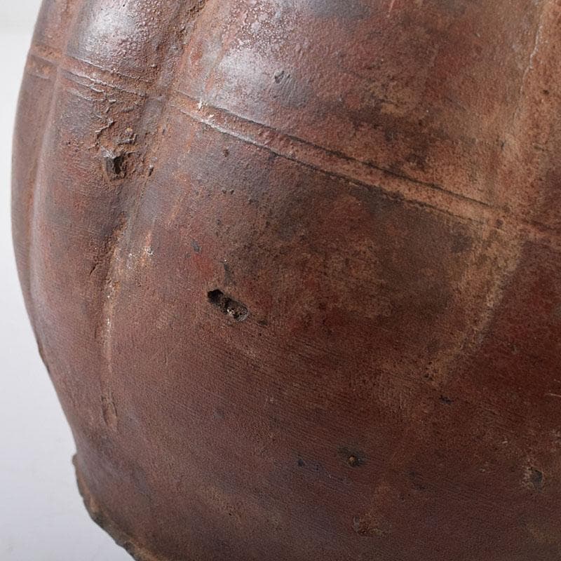 中国　古代　 土器　刻線文　壷　水甕　C　R8531