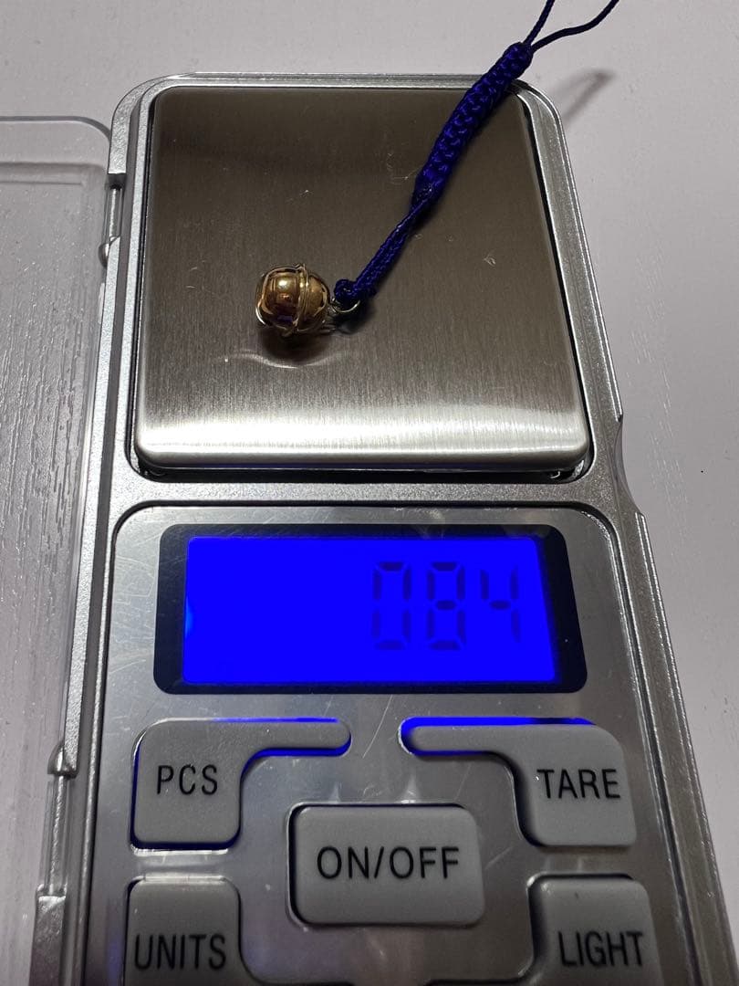 K18 鈴 根付けストラップ