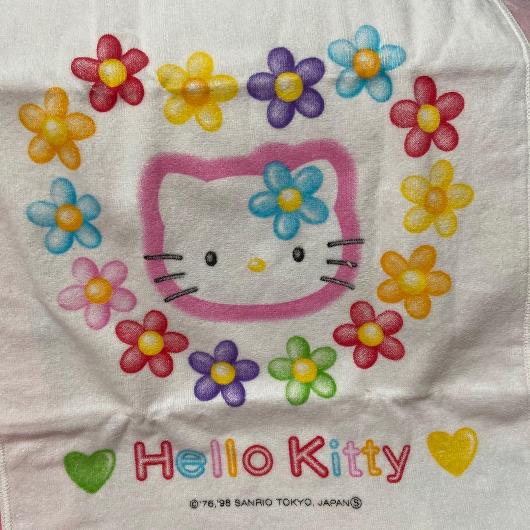 1998年製　カオハナキティ　フェイスタオル2枚セット激レア　新品未使用サンリオ