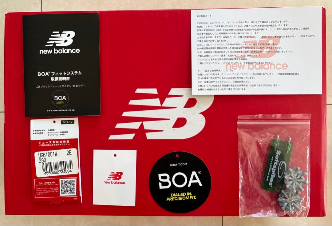 new balance ゴルフシューズ BOAシステム
