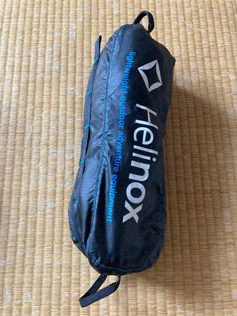 Helinox アウトドアチェア ブラック/ブルー