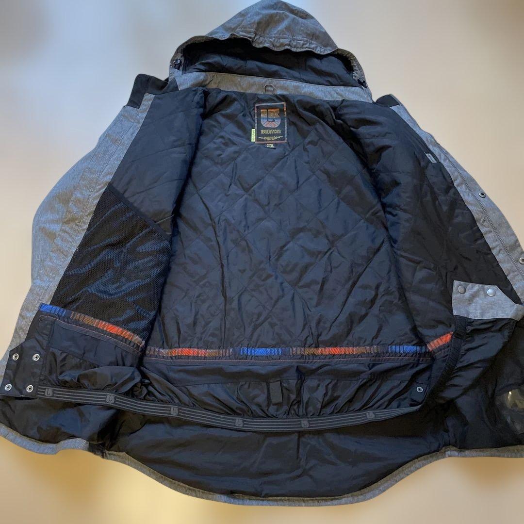 BURTON グレー フード付き スノーボード ウェアー Size/ XL